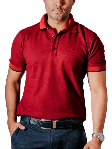 Playera Polo Hombre Casual Vino det Rojos, Negros 1